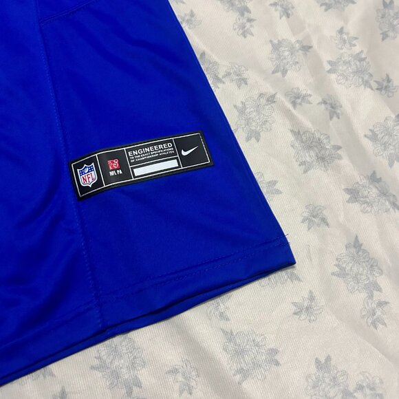 NFL Malik Nabers New York Giants Nike Vapor Fuse #9 Jersey - Picture 6 of 6